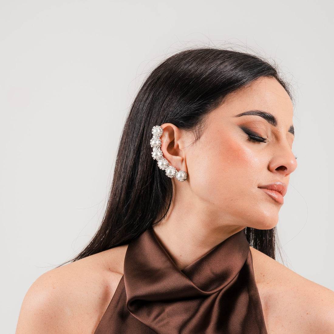 Ear Cuff Mavi Pearl