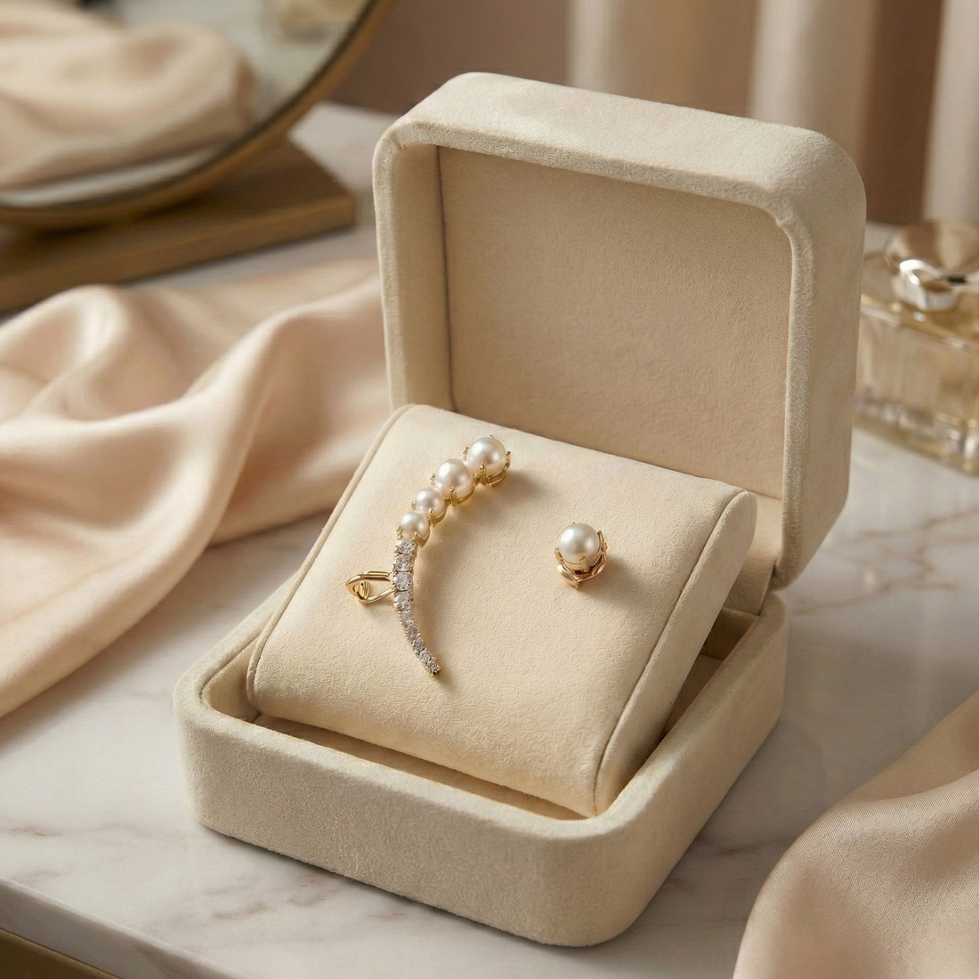 Ear Cuff Dalila Pearl